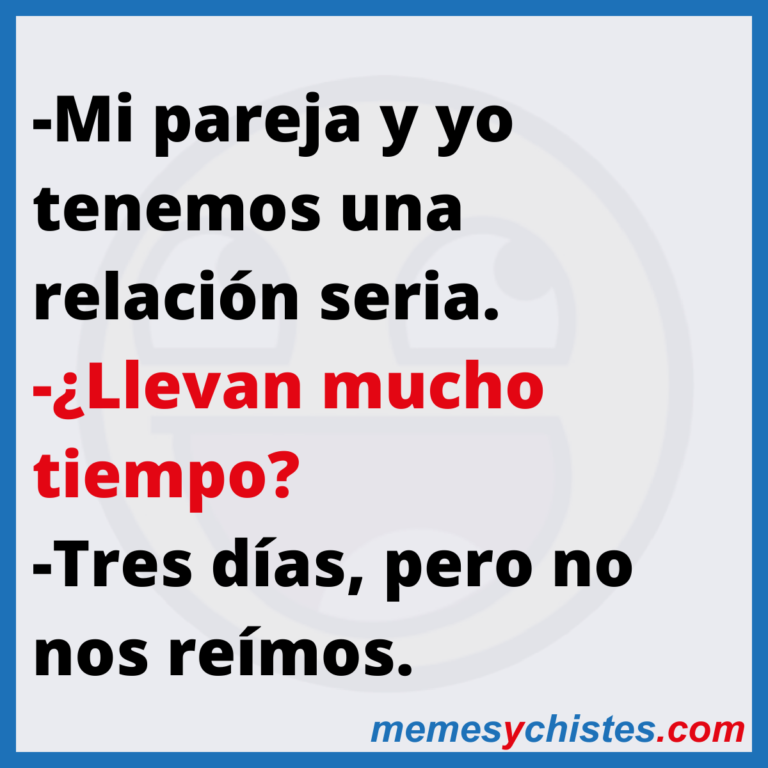 Una relación seria